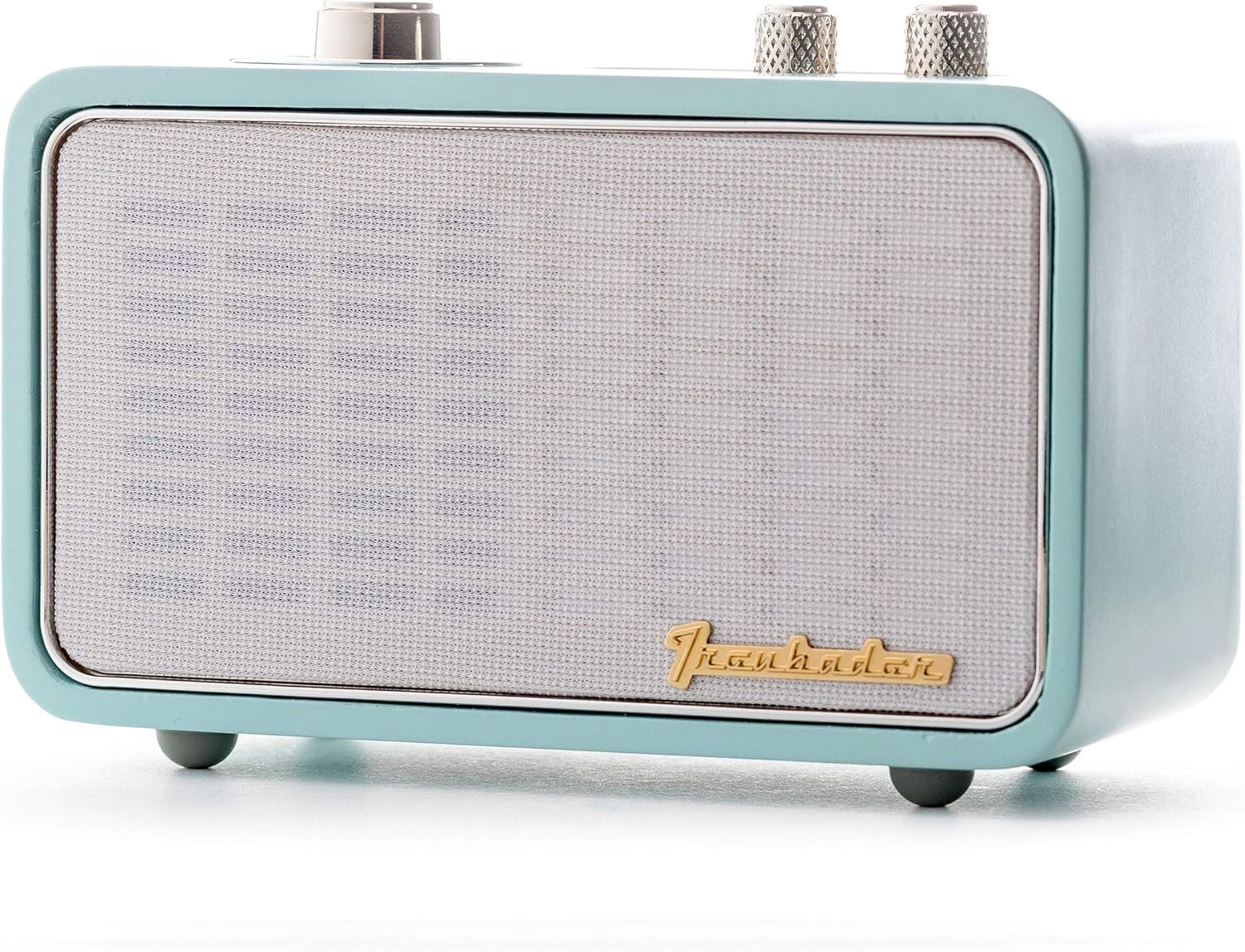 Retro Bluetooth Speaker Fm Radio with Better Stereo Sound and Bass Vintage Radio for Home Office Travel Playback and Vintage Decor, 12-Hour Playtime, Loud Volume, Wood Bluetooth Speaker Pack of 2