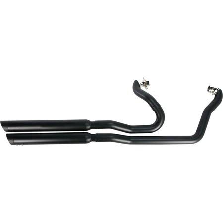 Bassani Manufacturing Pro Street Exhaust System Slash-Cut - Black 6v13sbb