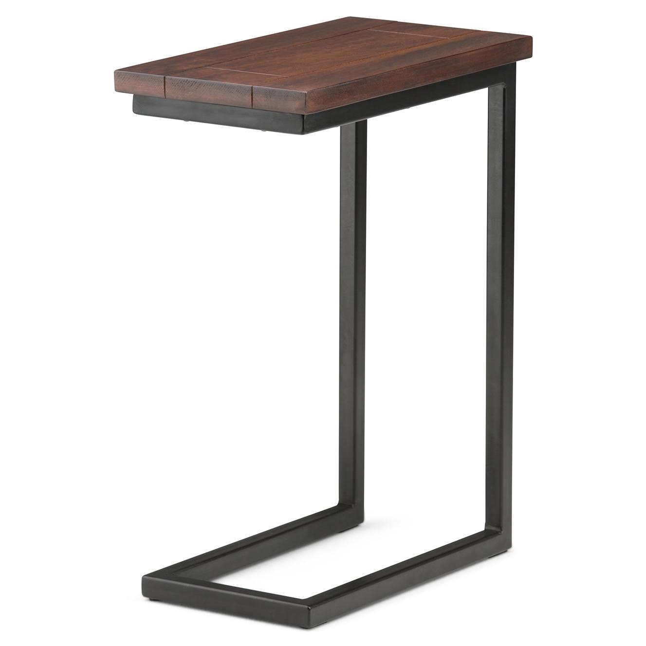 Rhonda C Side Table Cognac Brown - Wyndenhall