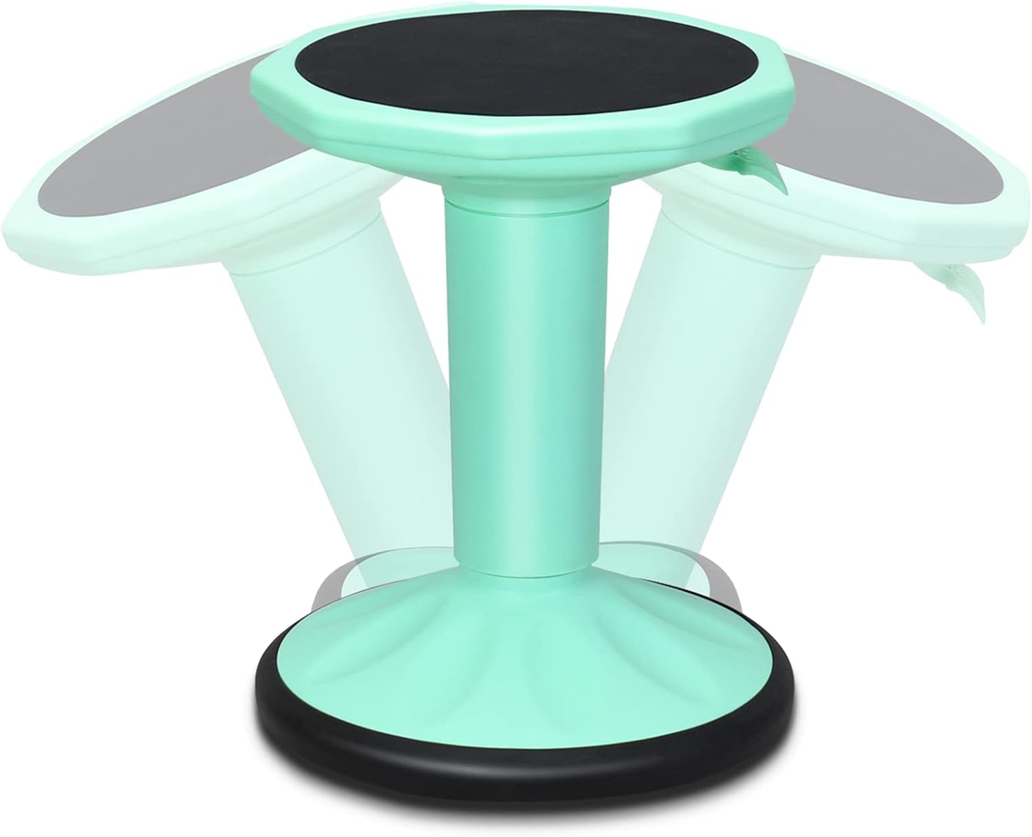 Giantex Wobble Chair Adjustable-Height 23 Inch Active Learning Stool Sitting Balance Chair for Office Stand Up Desk (White)