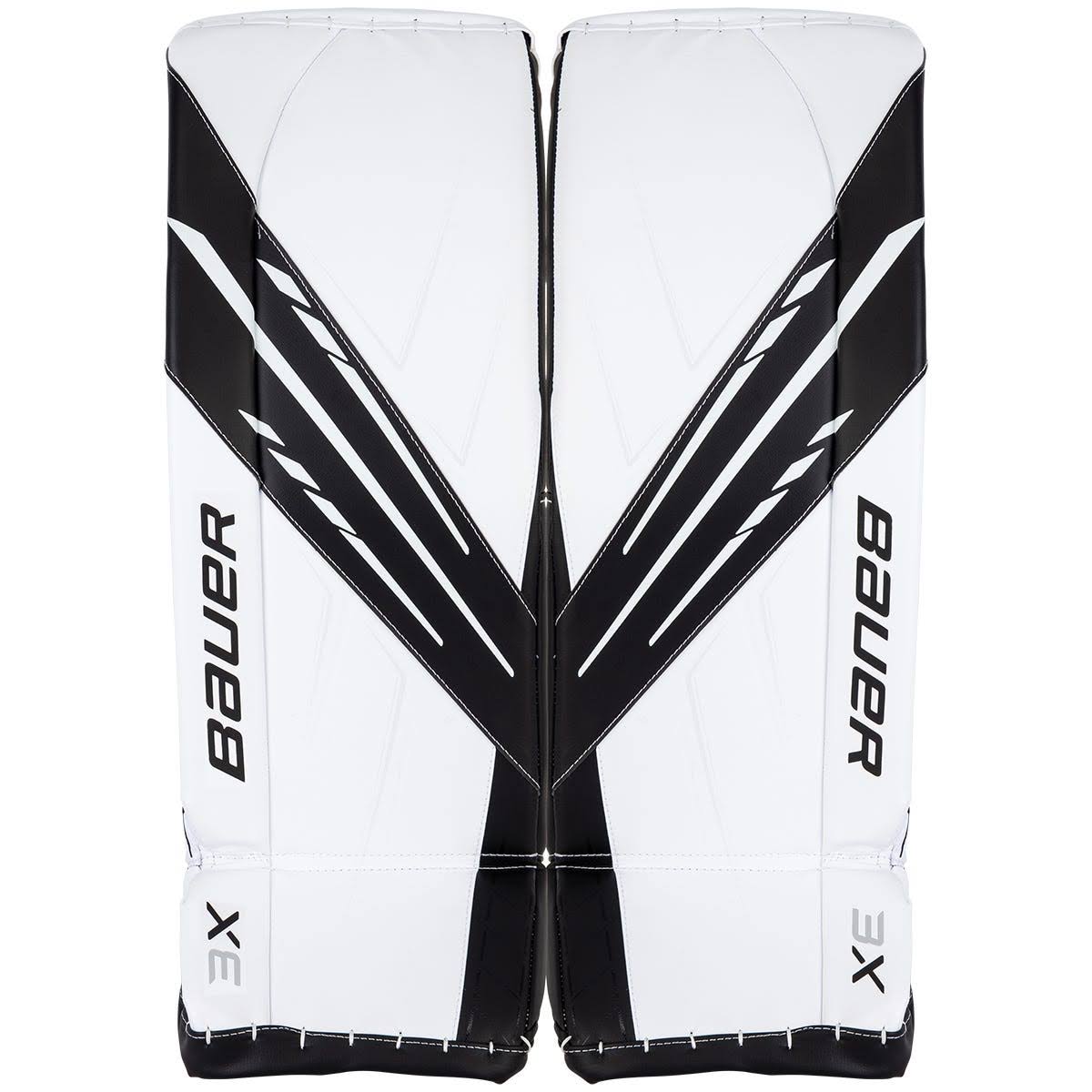 Bauer Vapor 3X Goalie Leg Pads - Intermediate - White/Black - Large