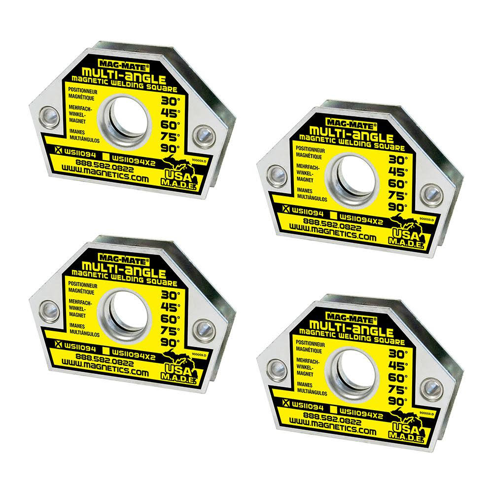 Mag-Mate Multi-Angle Magnetic Square (4-Pack)