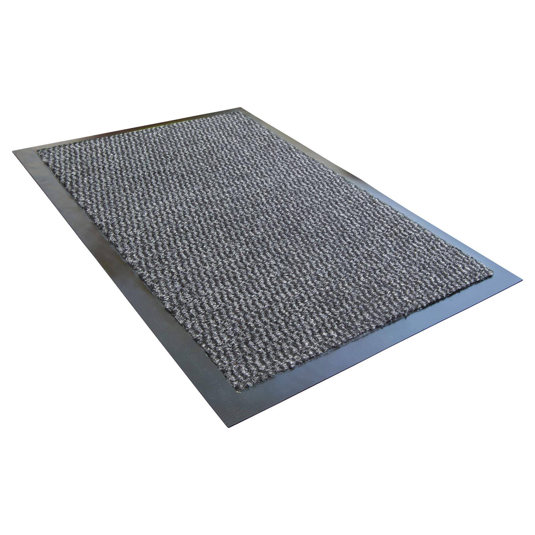 Indoor Entrance Mat 47&rdquo; x 71&rdquo; Polypropylene fibers u0026 Anti Slip Vinyl Backed Entr