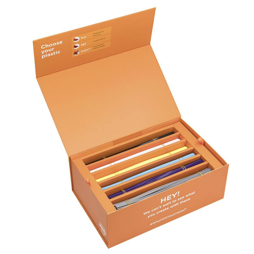 3Doodler Edu Create+ Learning Pack Plastic Kit, 1200 Strands