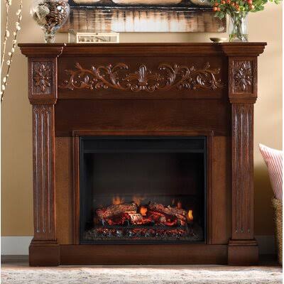 Abril Electric Fireplace Darby Home Co Finish: Espresso