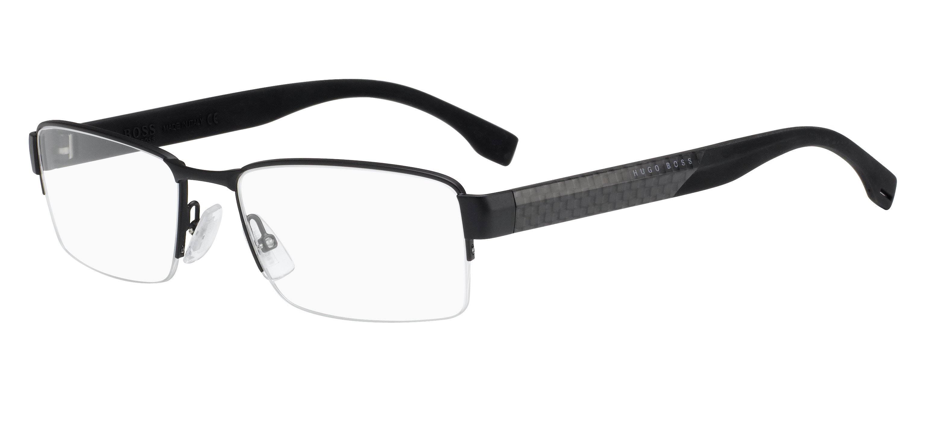 Hugo Boss Boss 0837 Eyeglasses - 0KCQ Matte Black Carbon