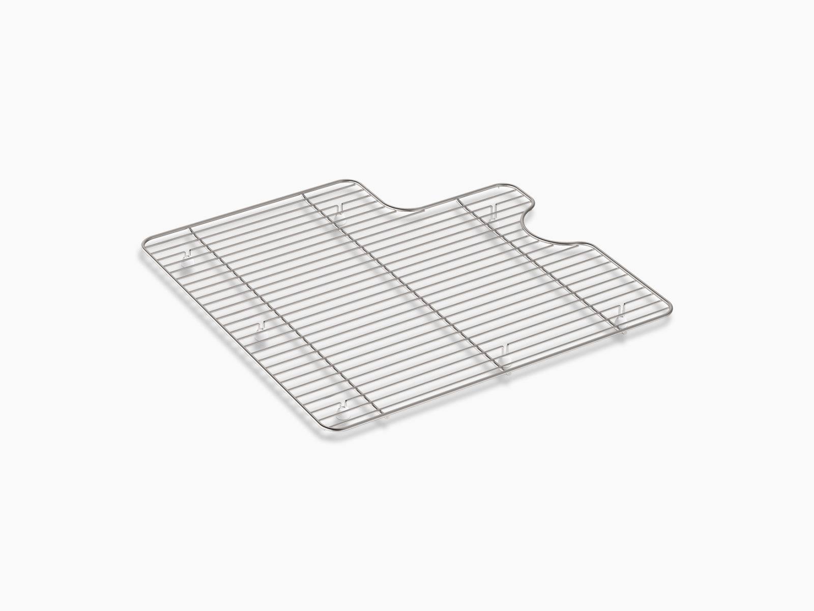 Kohler 21110-ST Farmstead Left-Hand Sink Rack - Stainless Steel