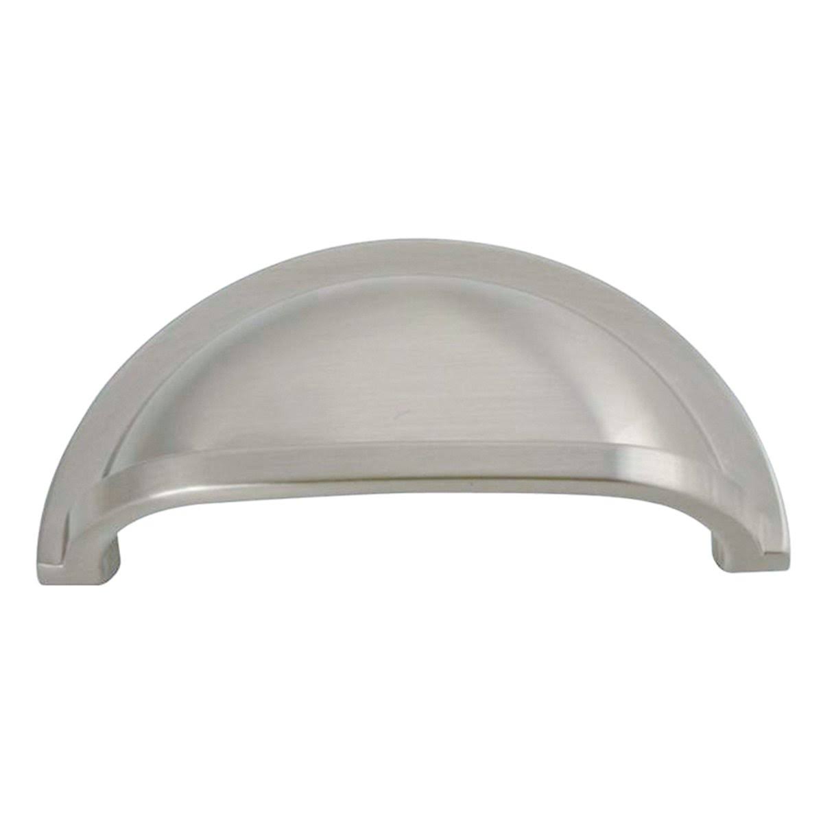 Hickory Hardware P3055-ss-10b Williamsburg Collection Cup Pull 3 inch Center to Center Stainless Steel Finish (10 Pack)