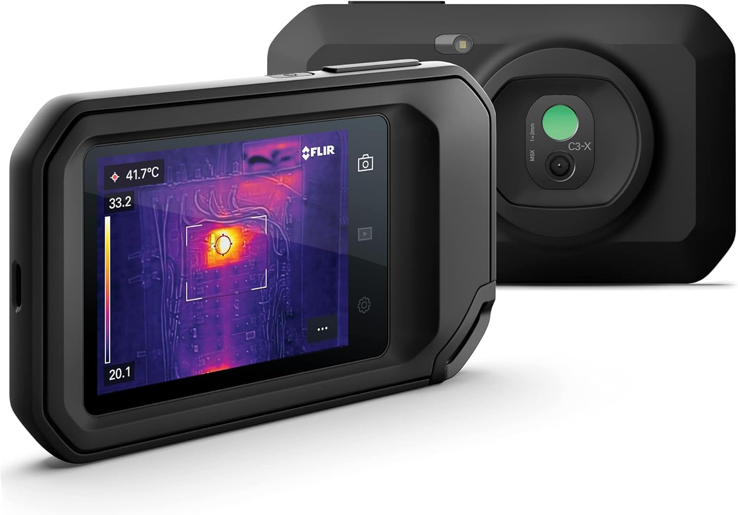 FLIR C3-X Compact Thermal Camera, Inspection Tool for Electrical/Mechanical, Building, and Maintenance Applications, with WiFi