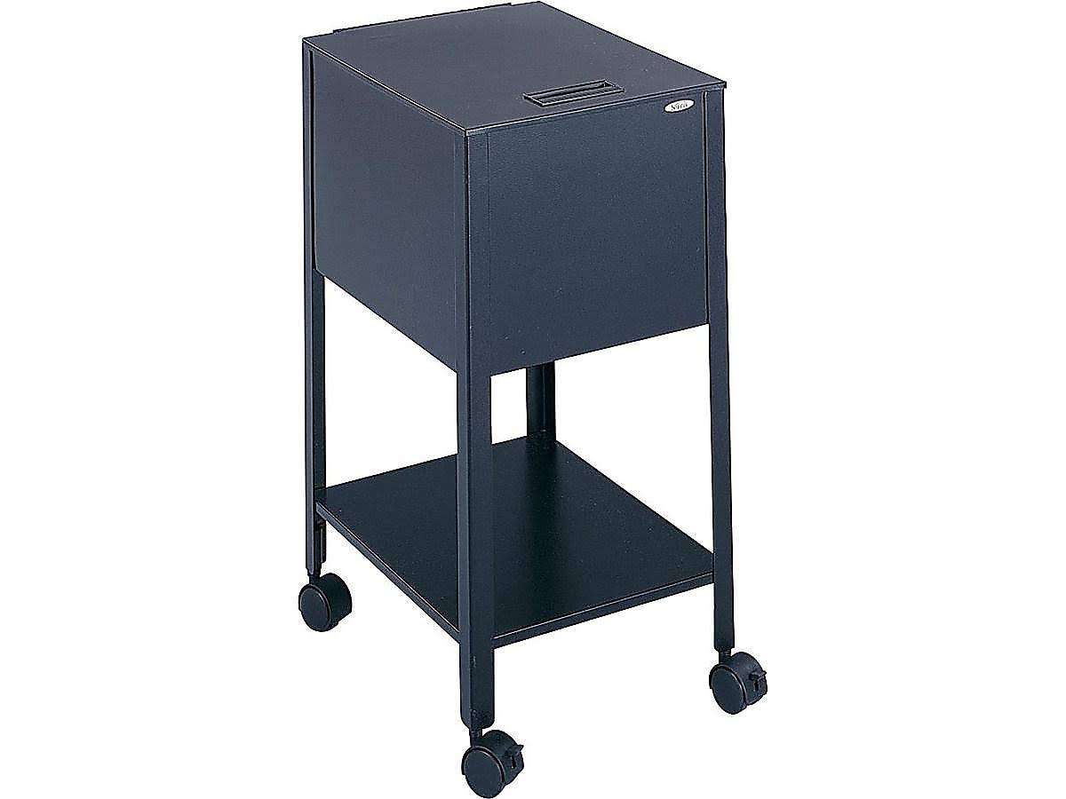 Safco Standard Mobile Tub File with Lock - Trolley - steel - black
