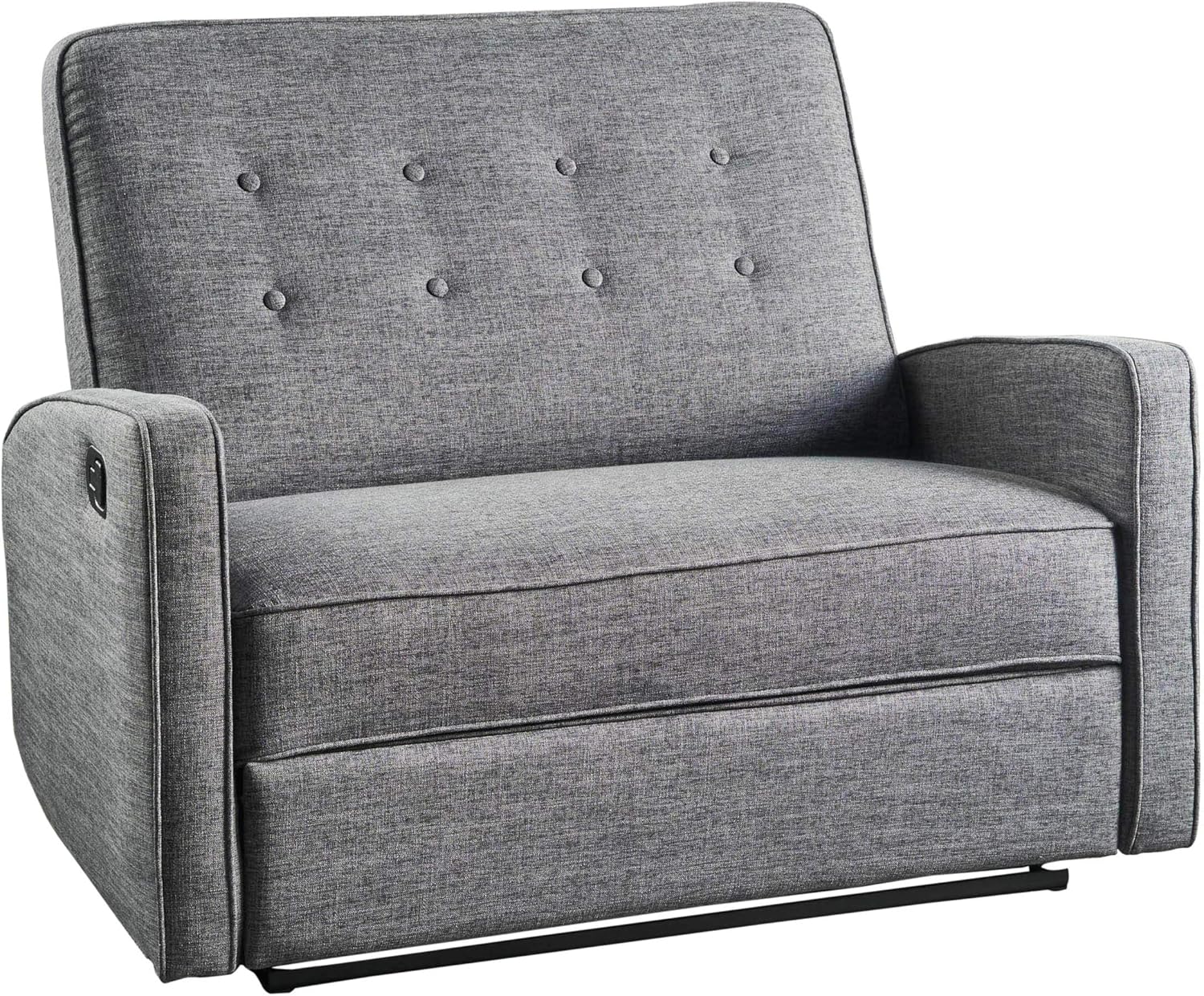 Christopher Knight Home Callade Reclining Loveseat Grey + Black