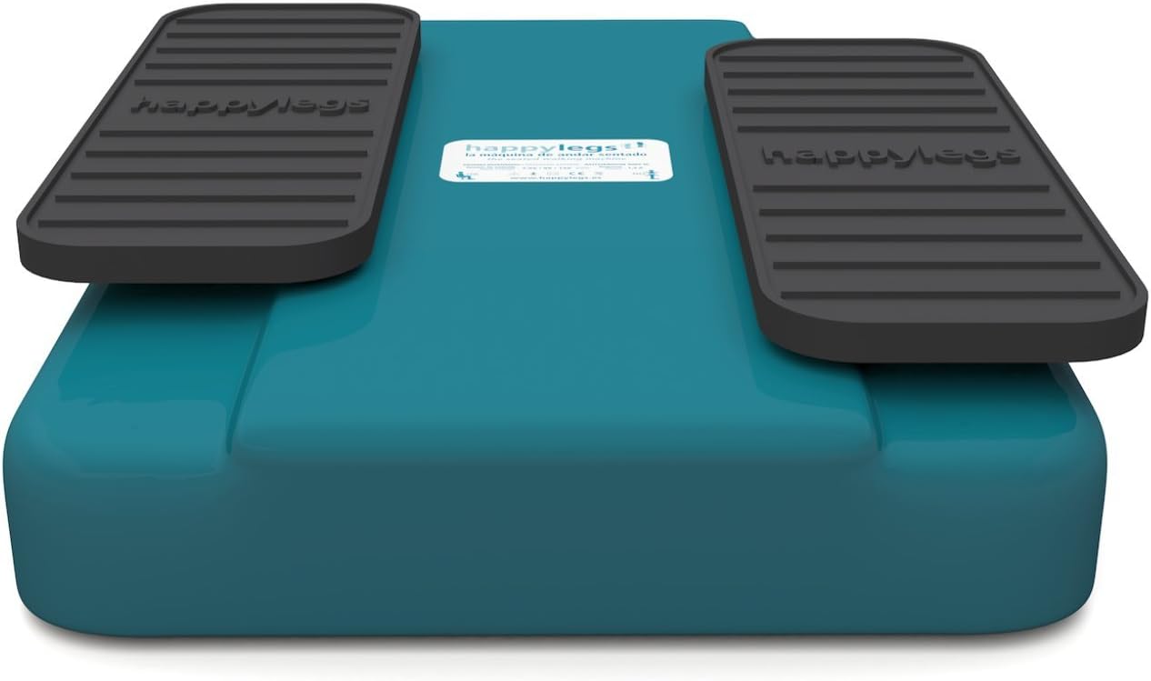 Happylegs - Passive Gymnastics Exerciser for Legs for Seniors, Youngsters and People of All Ages. Suitable for Rehabilitation. The Seated Walking Machine Improves and Stimulates Circulation. (Blue)