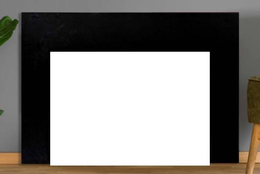 Empire DS35961BL 3-Sided 1 Piece Black Surround 44x22x 31x22