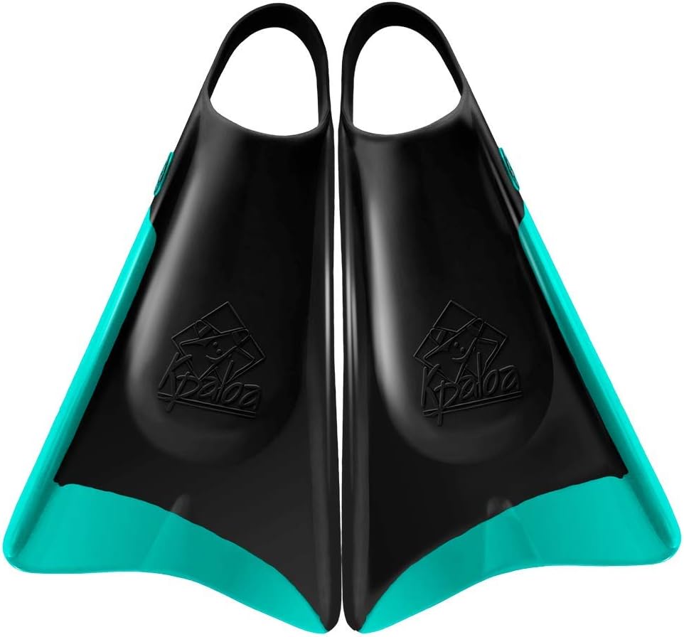 Kpaloa Swim fins Pro Model UV Style Turquoise Bodyboarding Pack of 2