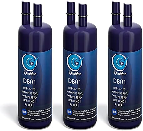 Tetovit W10295370A EDR1RXD1 Water Ｆilter Cap Replacement, Compatible with Ｆilter 1, W10295370, P8RFWB2L, P4RFWB, 46-9930 46-9081- Pack of 2