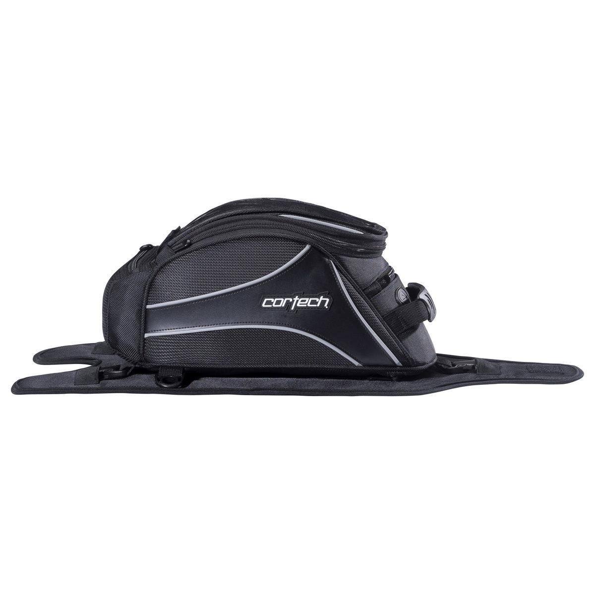 Cortech Super 2.0 12-Liter Tank Bag Strap Mount Black