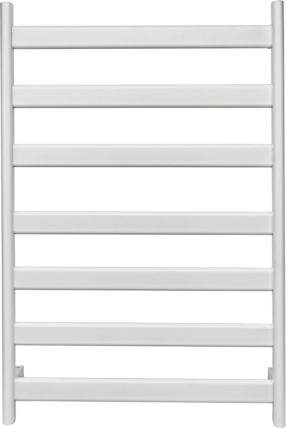 Mitcent Towel Warmer Wall Mounted Electric Towel Heater 105W, Hardwired, Timer, Controller, Black