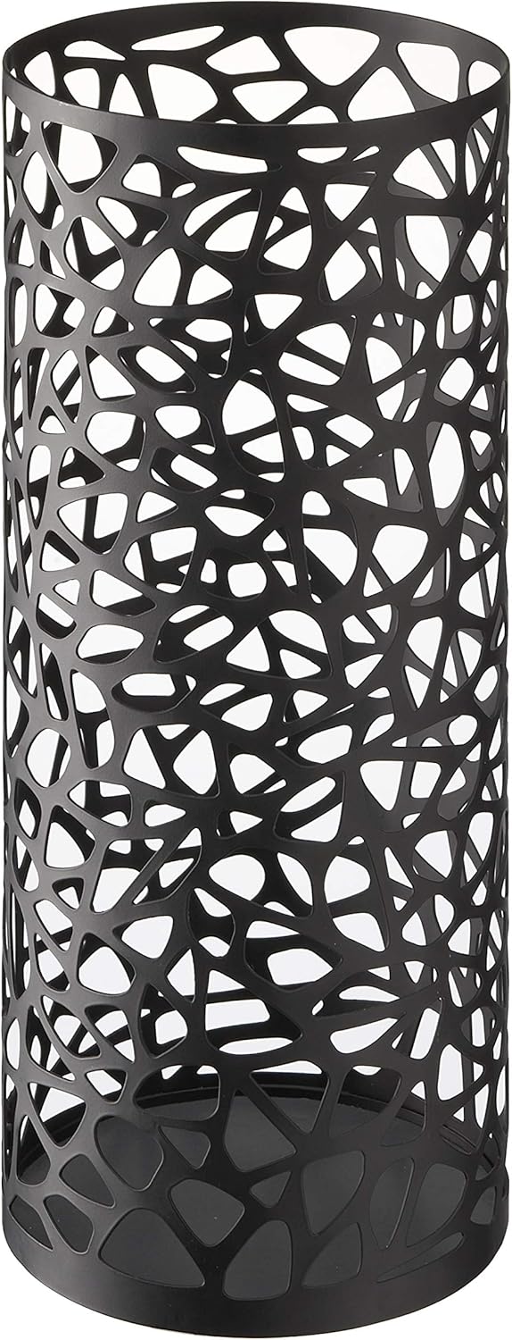 Yamazaki Home Bird's Nest Slim Freestanding Umbrella Stand, Small, Black
