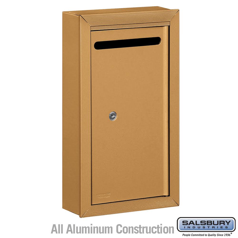 Salsbury Industries - 2260BP - Letter Box, Slim, Surface, Brass