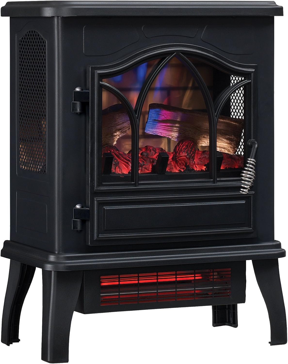 duraflame DFI-470-04, Black Infrared Quartz Fireplace Stove