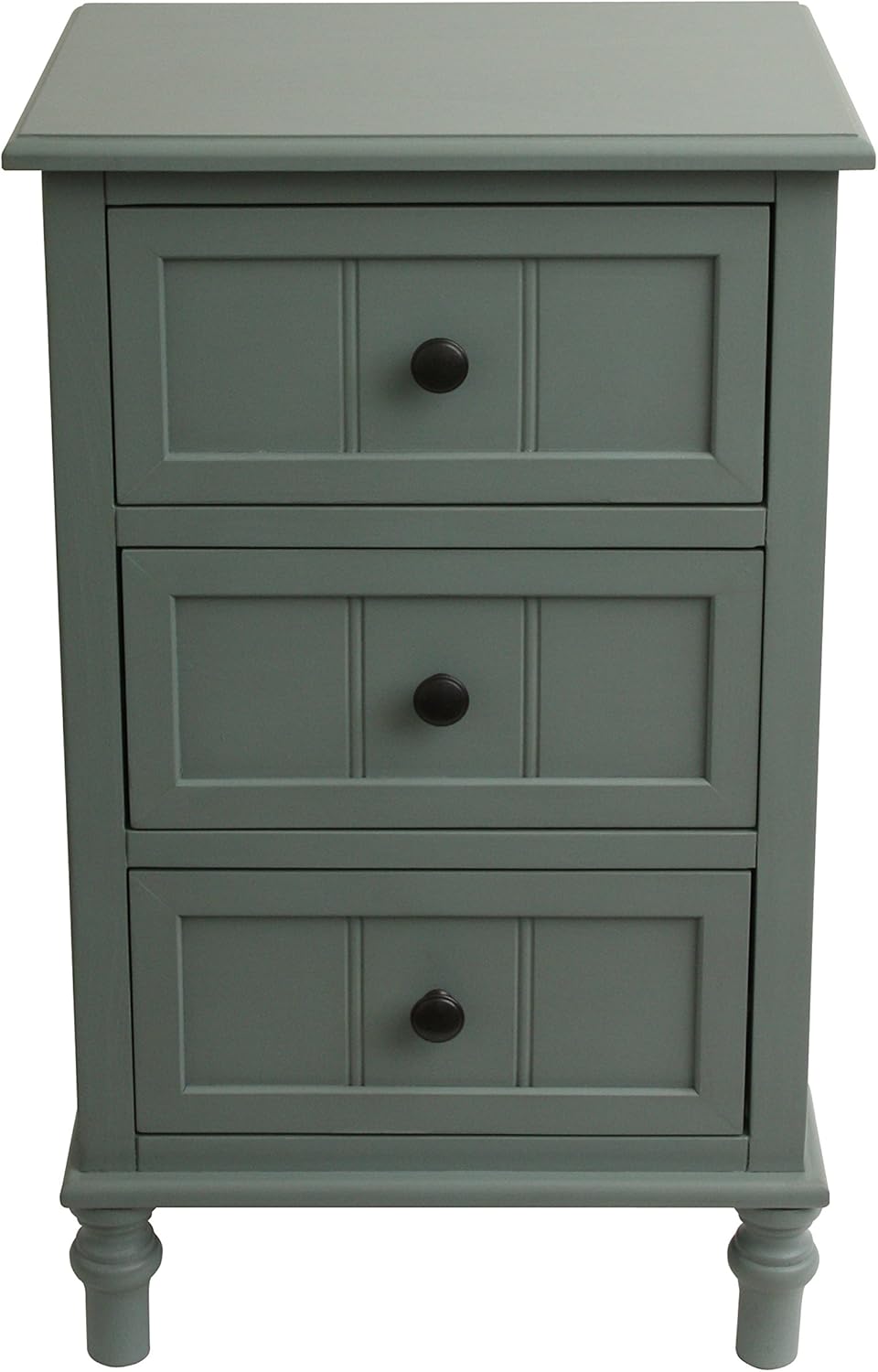 Decor Therapy Simplify Three Drawer Accent table, Antique Navy