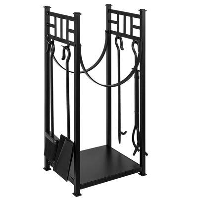 Tall Firewood 5 Piece Log Rack Set Amagabeli