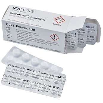 IKA 3243000 Benzoic Acid Blister Package, Calibration Standard for Calorimeters
