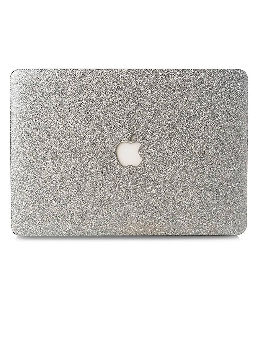 Chic Geeks Glitter MacBook Case - Silver