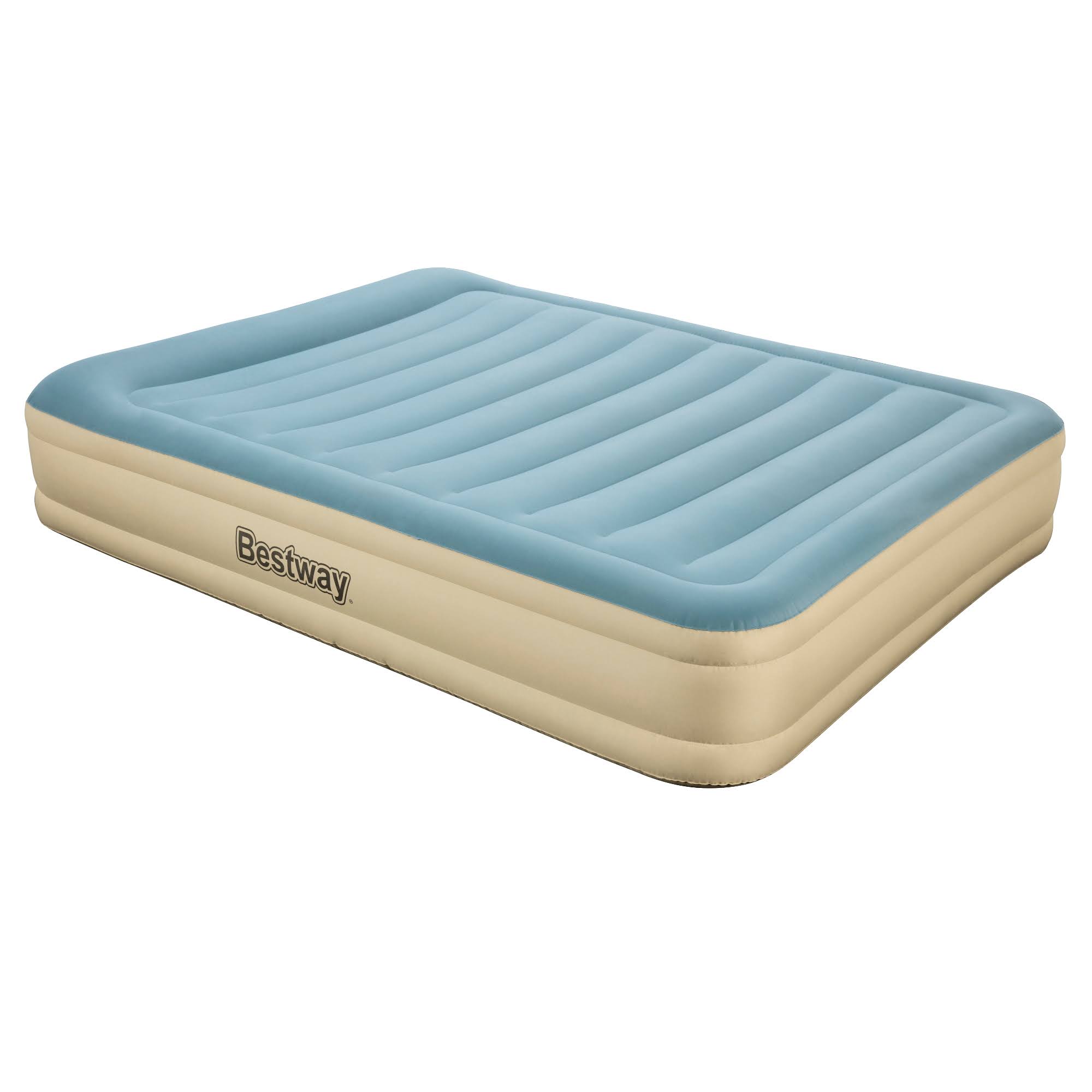 Bestway Fortech Airbed with Built-in AC Pump, 14x22 Queen