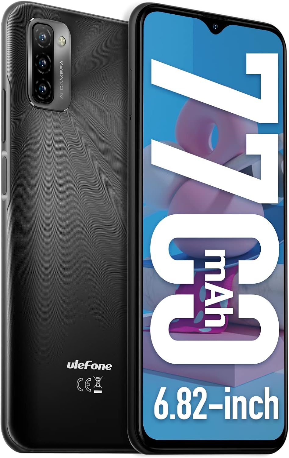 Ulefone Note 12P 4G Unlocked Cell Phones, 6.82