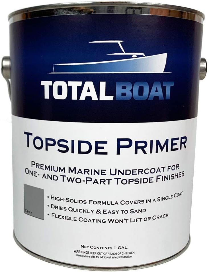 TotalBoat Marine Topside Boat Paint Primer for Fiberglass and Wood Pack of 2