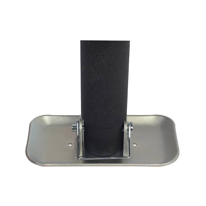 Trailer Valet Blackout 5,000 lbs Side Wind A-Frame Center Mount Jack - 15 inch Travel