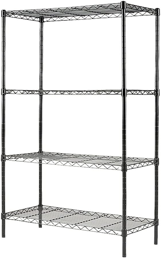 EFINE 2-Pack 5-Shelf Shelving Unit, NSF Certified, Adjustable, Steel Wire Shelves, 150lbs Loading Capacity Per Shelf, Shelving Units and Storage for Kitchen and Garage (30W x 14D x 60H) Black