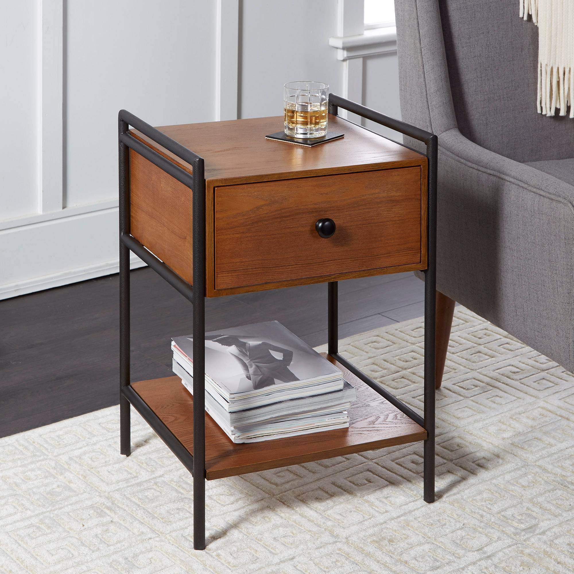 Silverwood Rebekah Black Accent Table