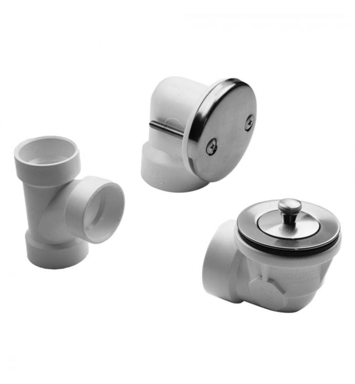 Jaclo 542-PVCHK-BKN Lift and Turn Drain STRAINER with Faceplate - Black Nickel