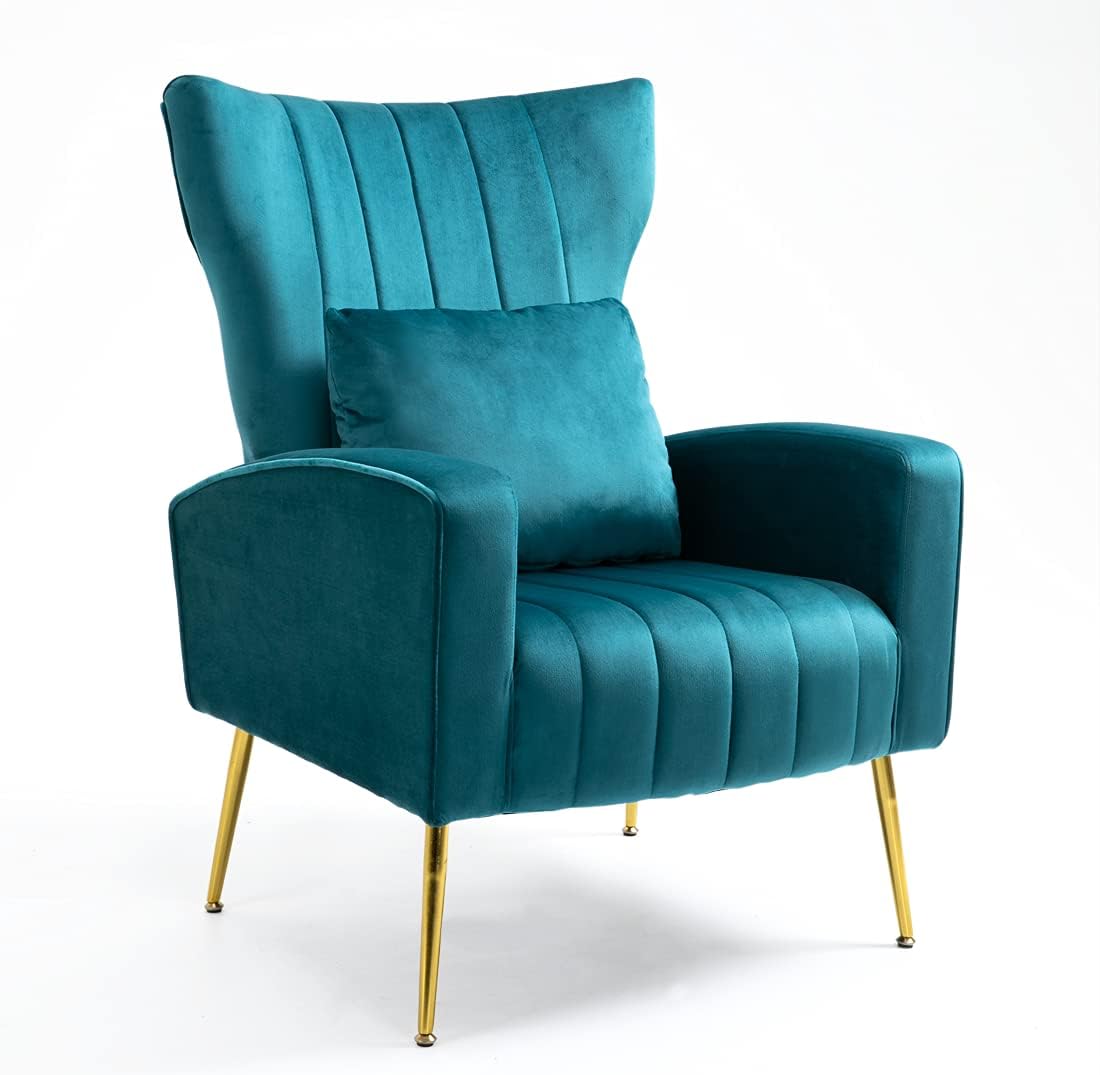 Accent Chairs for Living Room,Accent Chair DIFEISI Side Chair for Bedroom Reading Chair,Velvet Chair Room Chair Sofa Set Armchair