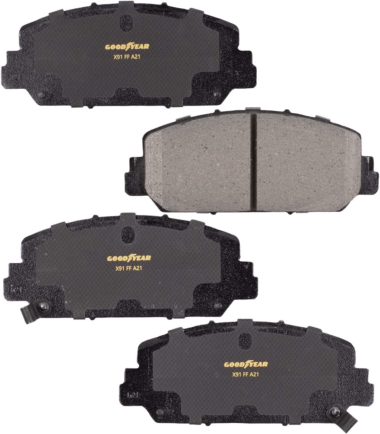 Premium Front Brake Pads for 14-18 Acura RDX 14-20 RLX 18-20 Honda Civic D1697