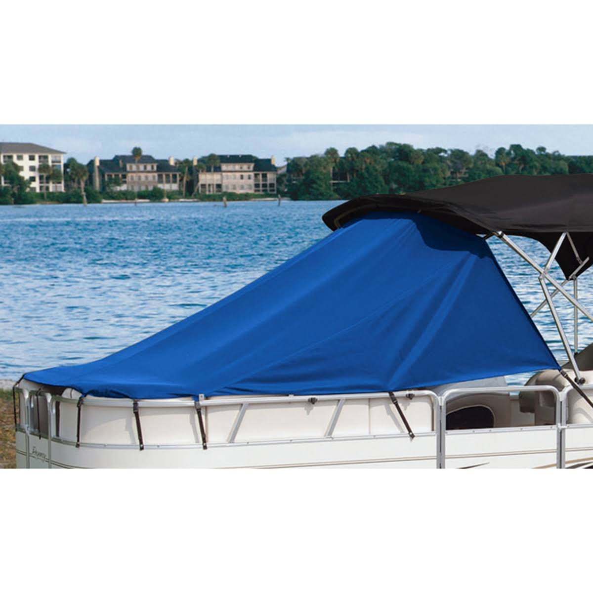 Taylor Made Pontoon Playpen Shade for 22& to 24& Boats Pacific Blue