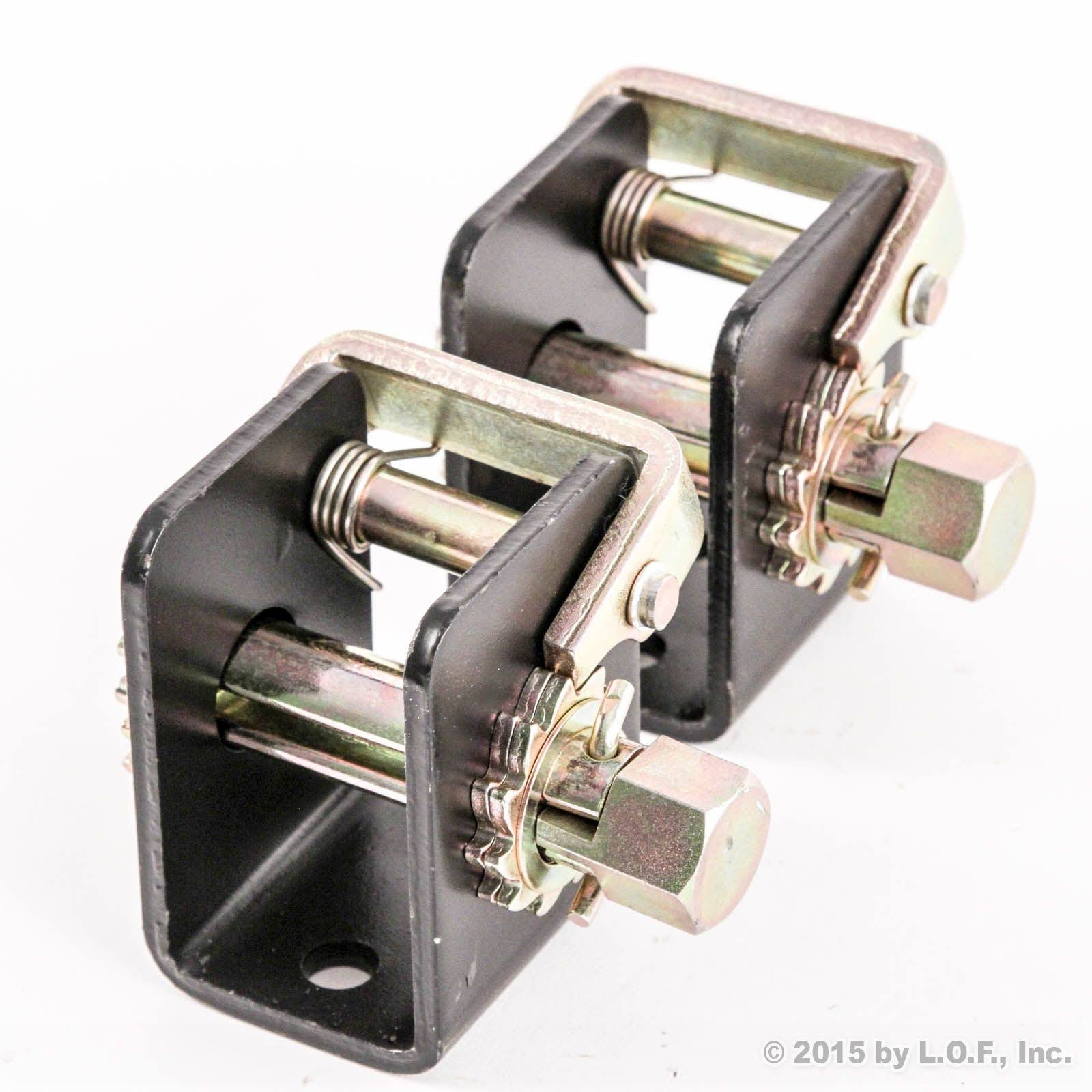 2 - Lashing Winch 2x22 Right Tie Down Tow Dolly Binder Rack Strap Truck Ratchet