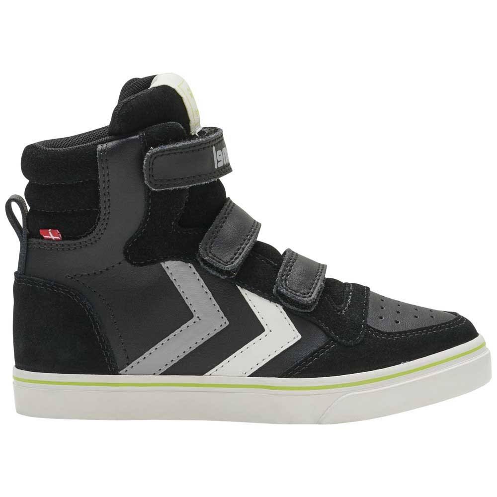 Hummel - Kids - Black Wool Velcro Strap Infant Trainers 30 (UK 11.5) - Boy