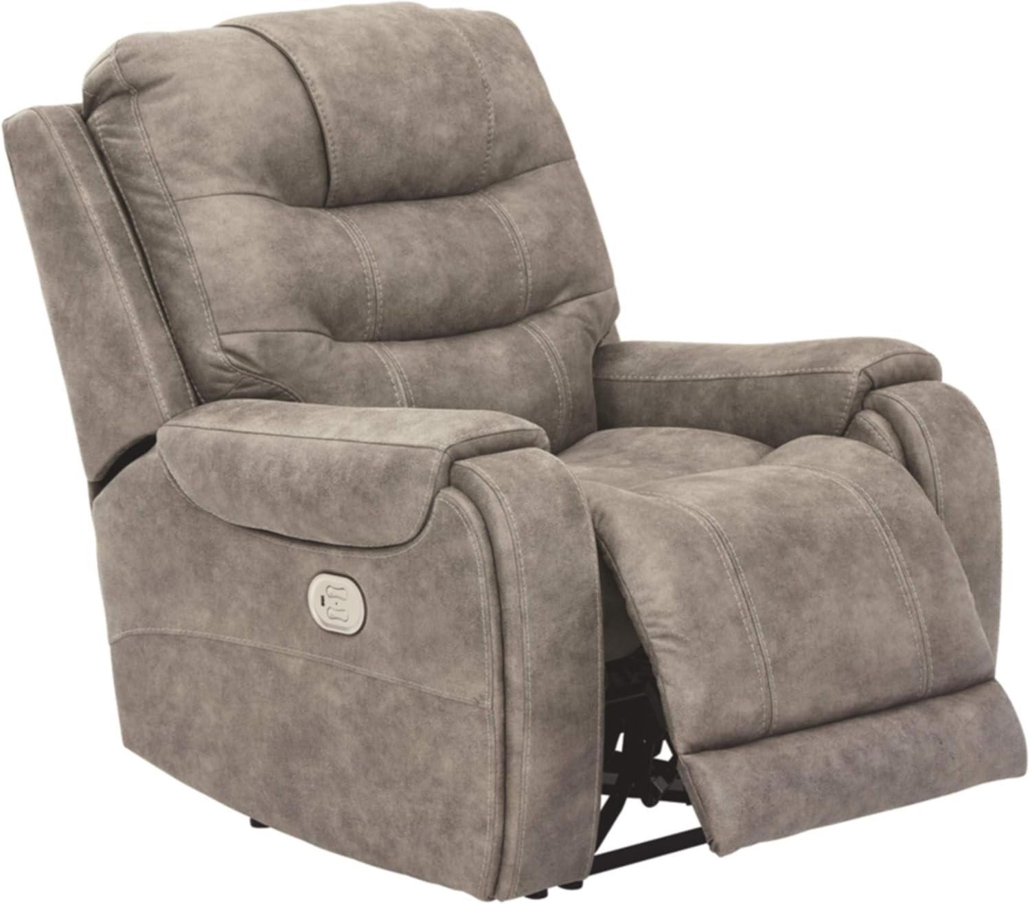Signature Design by Ashley Yacolt Power Recliner with Adjustable Headrest, Brown