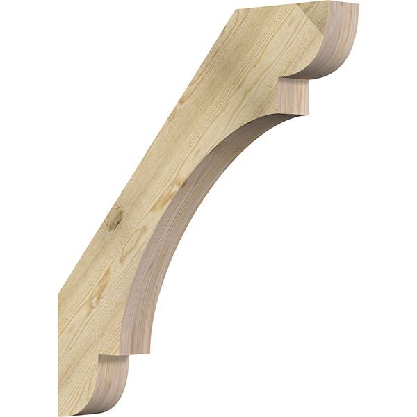 Ekena Millwork 4x22W x 32x22D x 36x22H Olympic Rough Sawn Brace, Douglas Fir