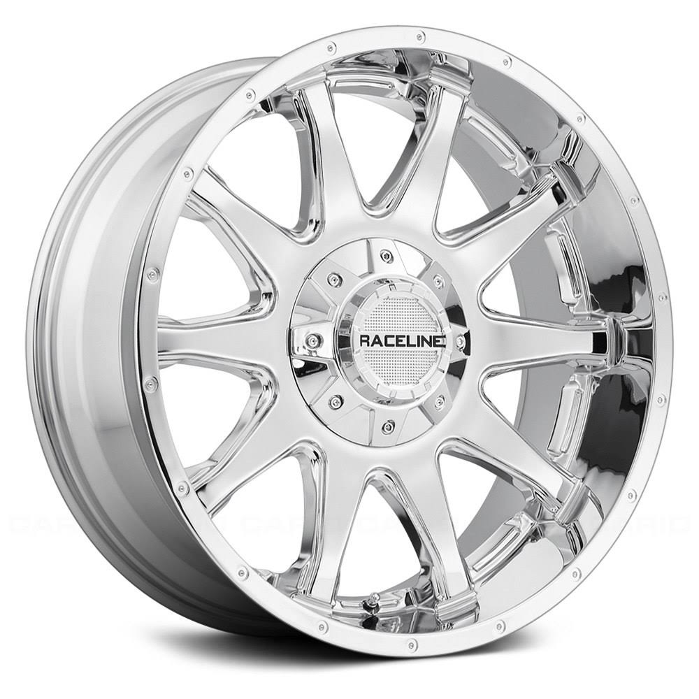 Raceline 30C2906600 20 in. 930C Shift Chrome Wheel