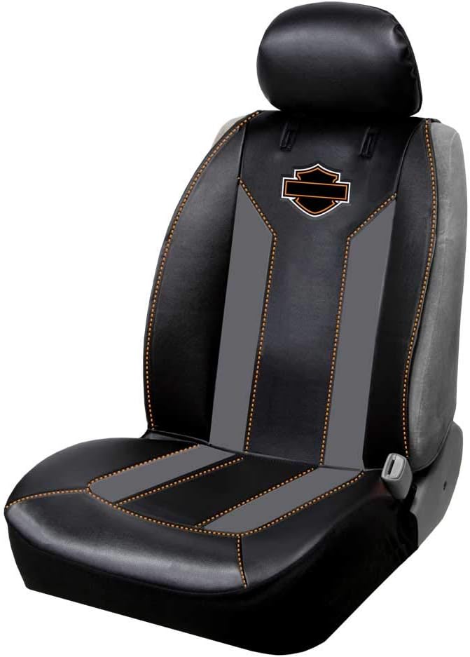 Harley-Davidson Deluxe B&S B&S Sideless 3-Piece Seat Cover, Black &ndash; Single
