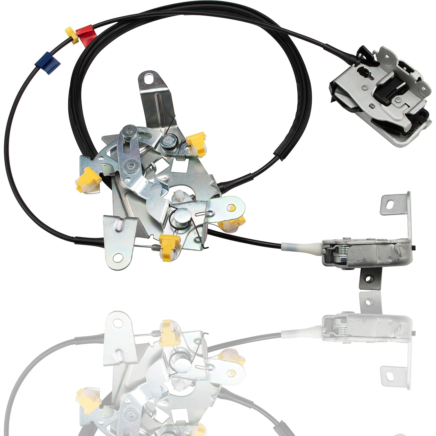 Right Rear Door Lock Cable and Latch Fits Ford F250 F350 F450 F550 Super Duty 1999-2007 Extended 6C3Z28264A00AA Upper and Lower Locking Latches Assembly Replaces Pack of 2