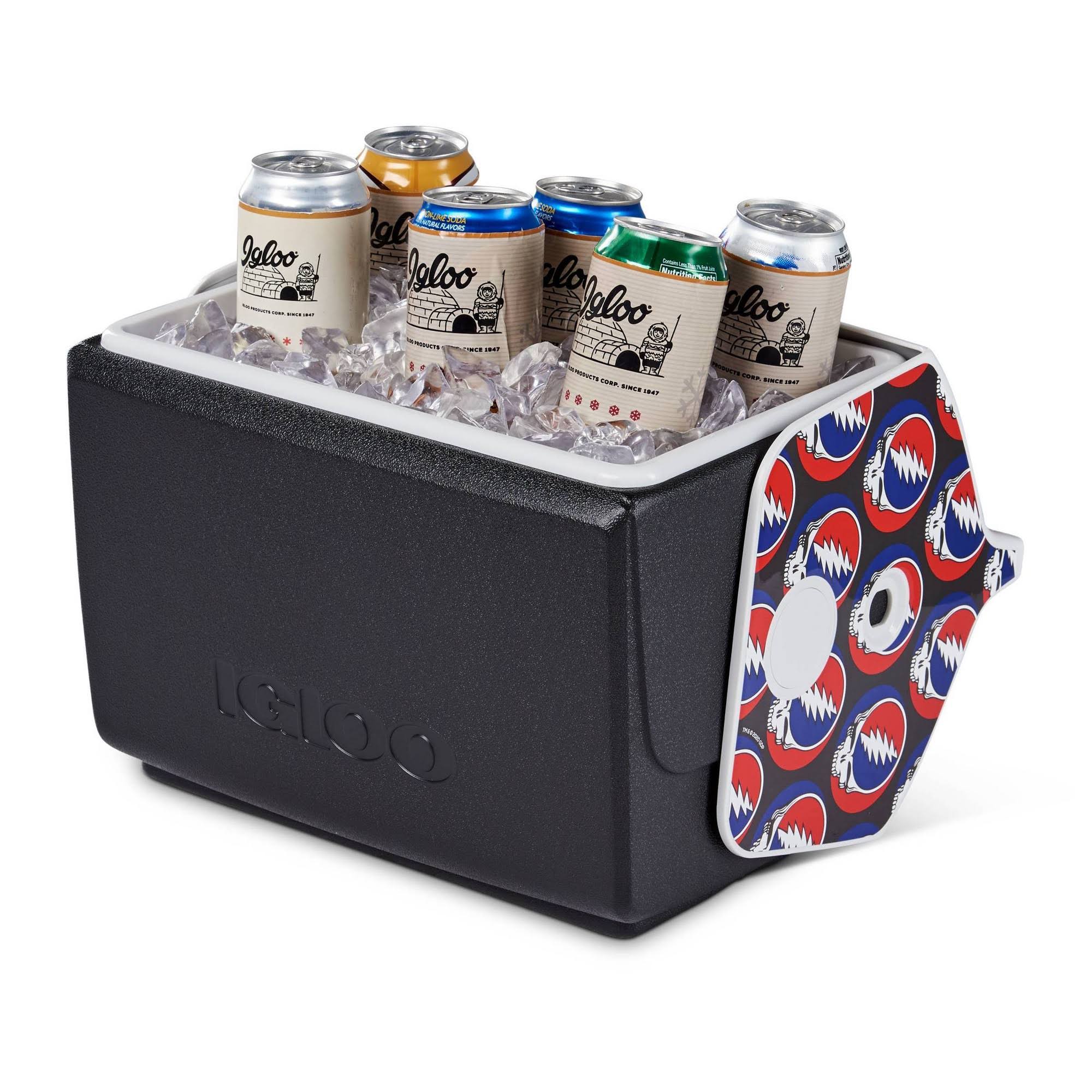Igloo Playmate Classic Grateful Dead Steal Your Face 14qt Portable Cooler