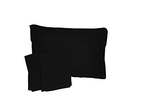 Baby Doll Bedding Solid Crib/ Toddler Bed Sheet Set, Black