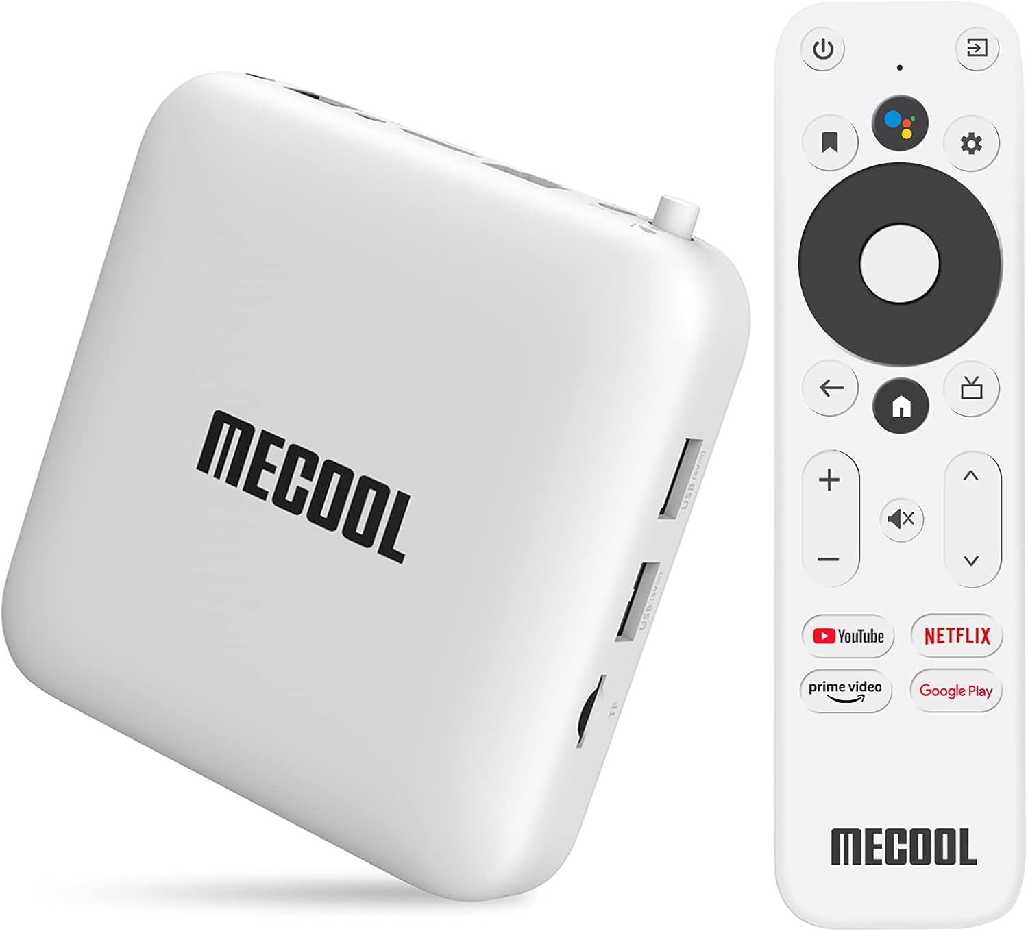 Android 10.0 TV Box, MECOOL KM2 Smart TV Box Netflix Google Certified USB 3.0 Ultra 4K HDR 2GB 8GB Support 2.4G 5.0G WiFi BT 4.2 with Amlogic S905X2 Google Assistant Dolby Audio Pack of 2