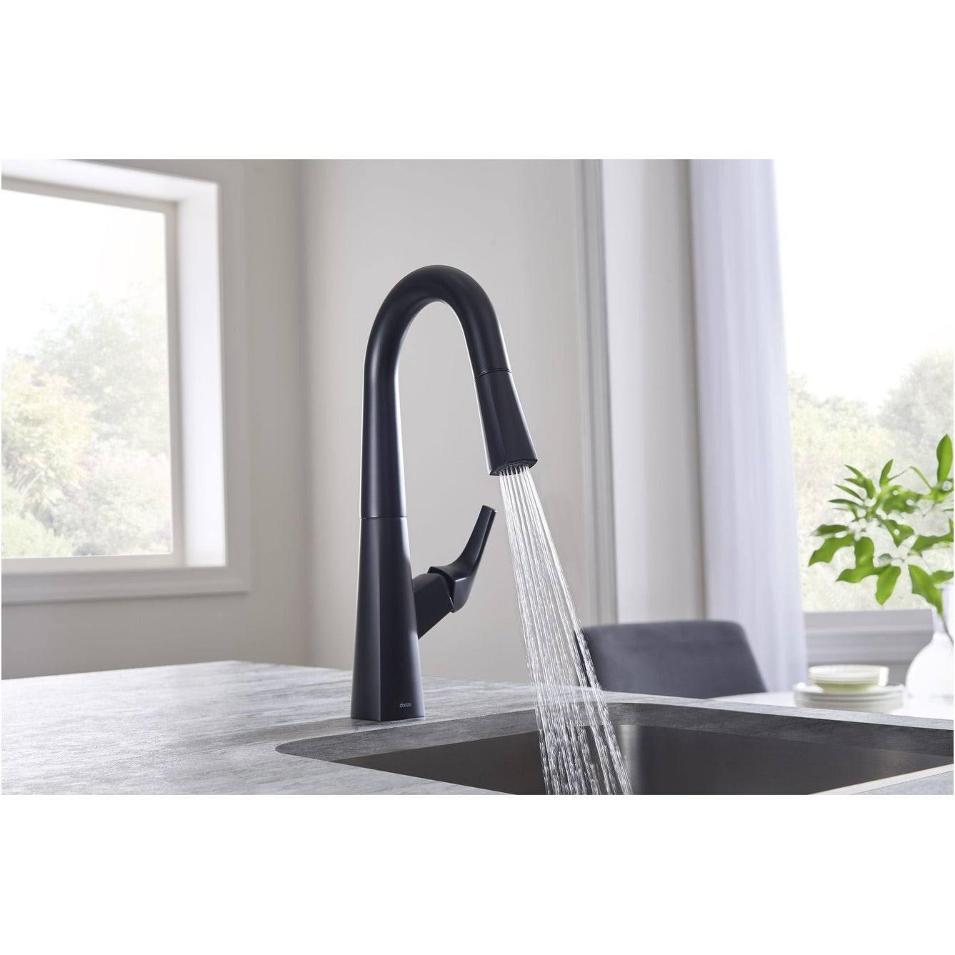 Danze Vaughn D150518BS Single Handle Bar Faucet - Satin Black