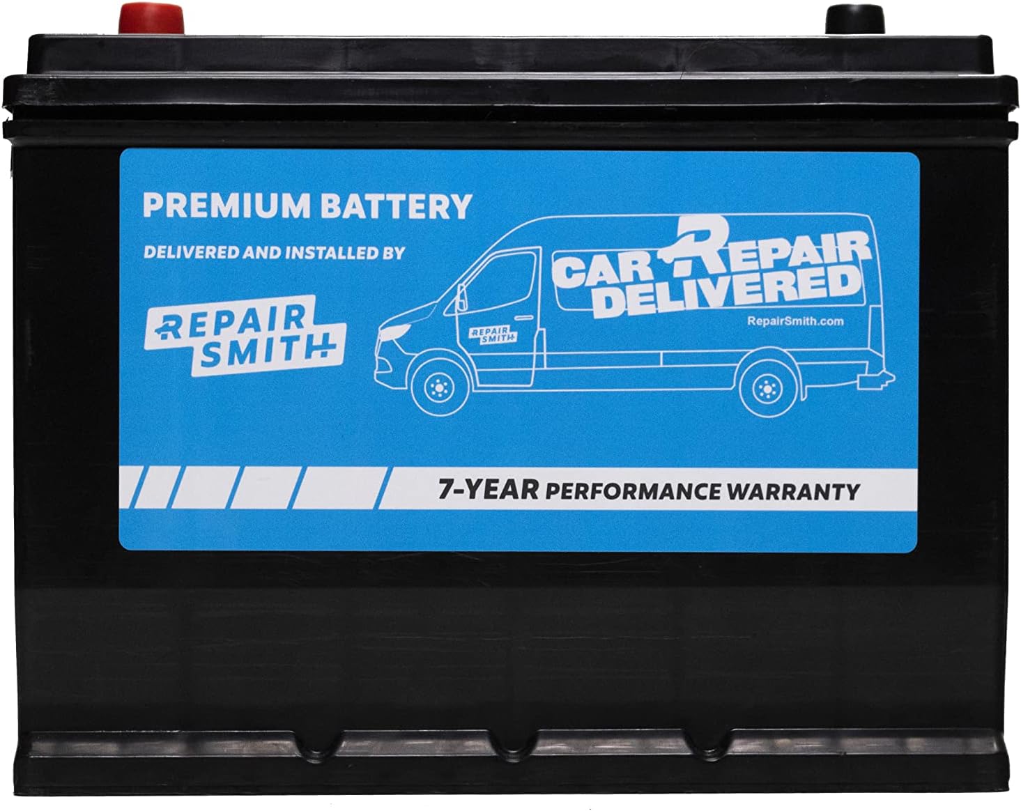 RepairSmith Mobile Mechanic Auto Starting Car Battery 124R - Automotive Parts and Accessories, 700 CCA, 7 Year Warranty